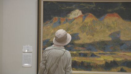 代表作「阿蘇」郷土の雄大な自然を描く 玉名市出身の洋画家・田代順七