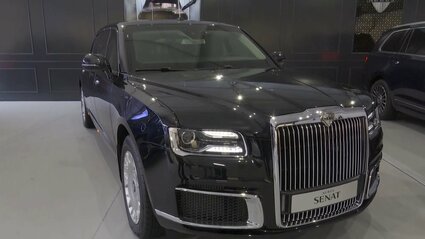価格は約1.5億円 金正恩氏に贈った車「アウルス」登場 プーチン大統領