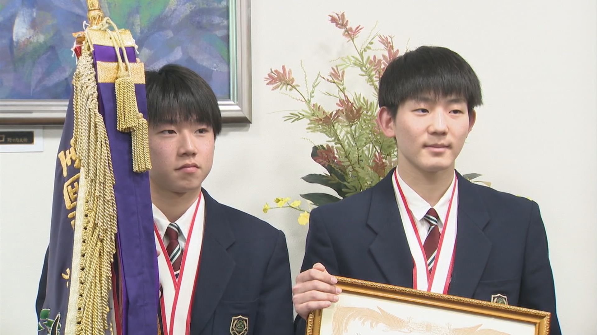 ダブルスで全国優勝も…あすからはライバル 選抜大会で”島根県勢初”団体
