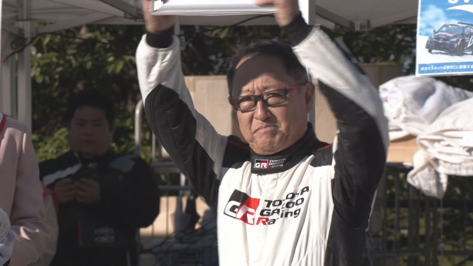 愛知県豊田市の「わがまちアスリート」にモリゾウこと豊田章男会長を認定　ラリーカーで迫力の走りも披露