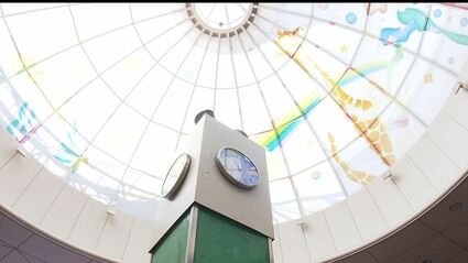 本当にありがとう 少しさびしいな」表町商店街のシンボル「時計台」が