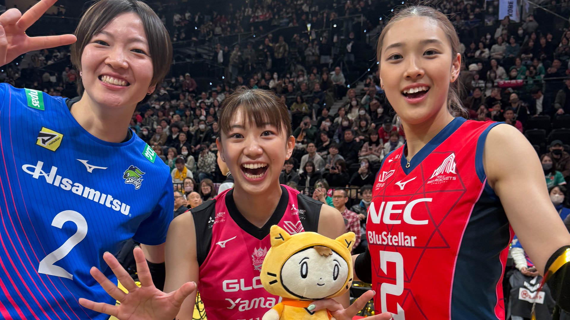 8300人が熱狂！バレーボールSVリーグオールスター女子、山田二千華