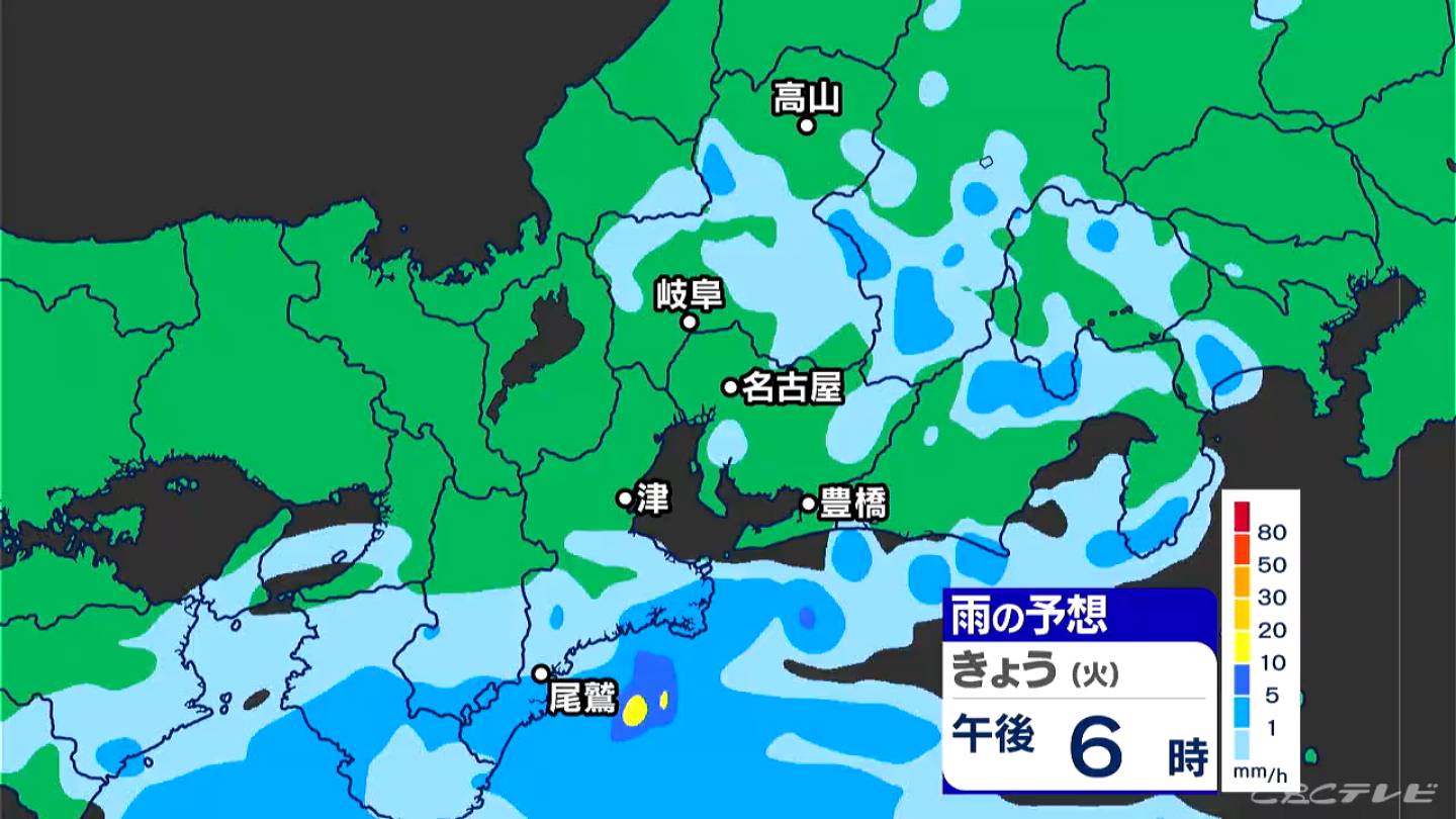 雨の後は花粉の大量飛散に注意を 東海地方の午後は雨が降ったり止んだり…すっきりしない天気に（3/11昼 天気予報）