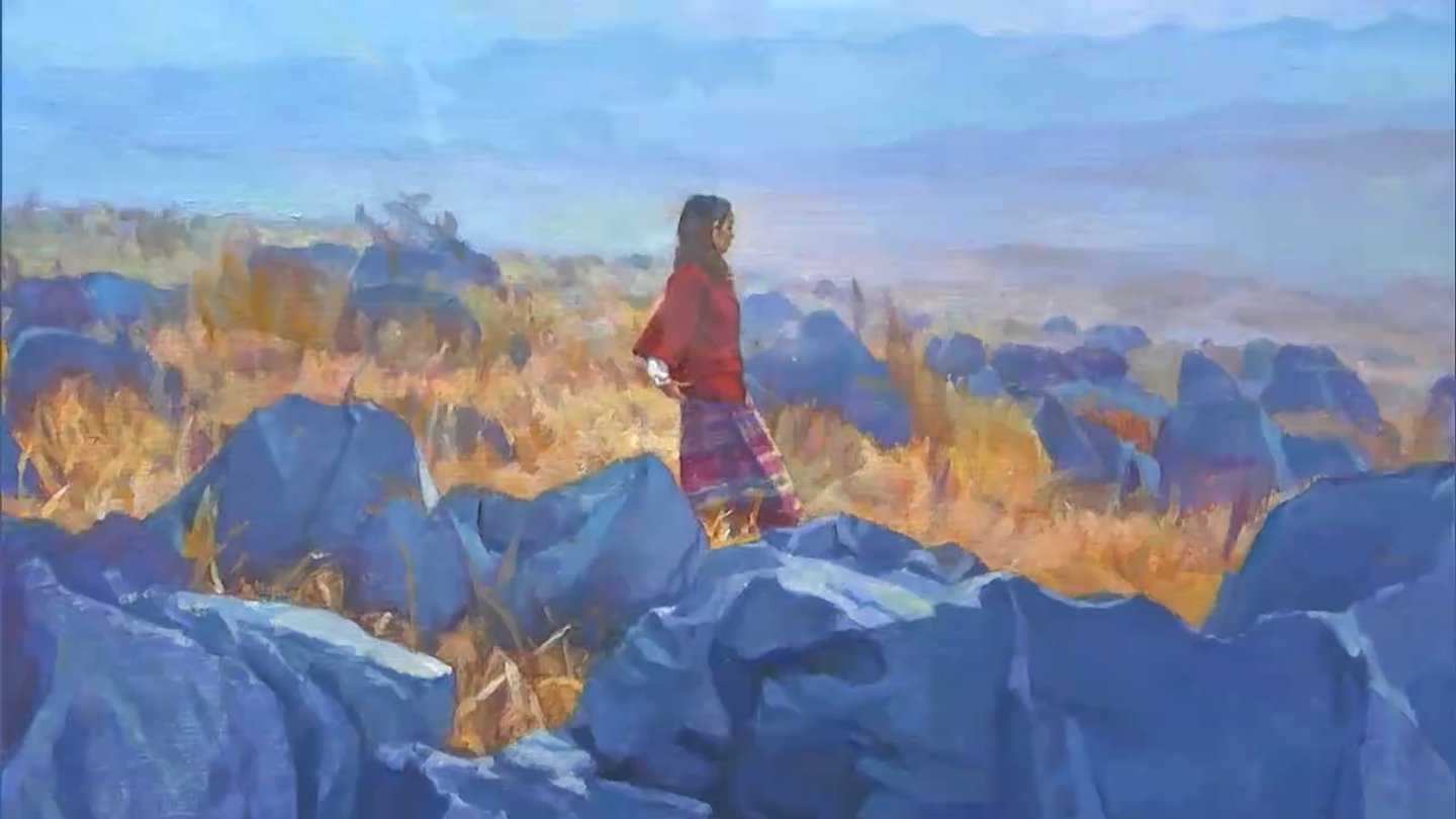 和気町出身の画家・池上わかなさんの油絵展 光と影を繊細に表現 日展の