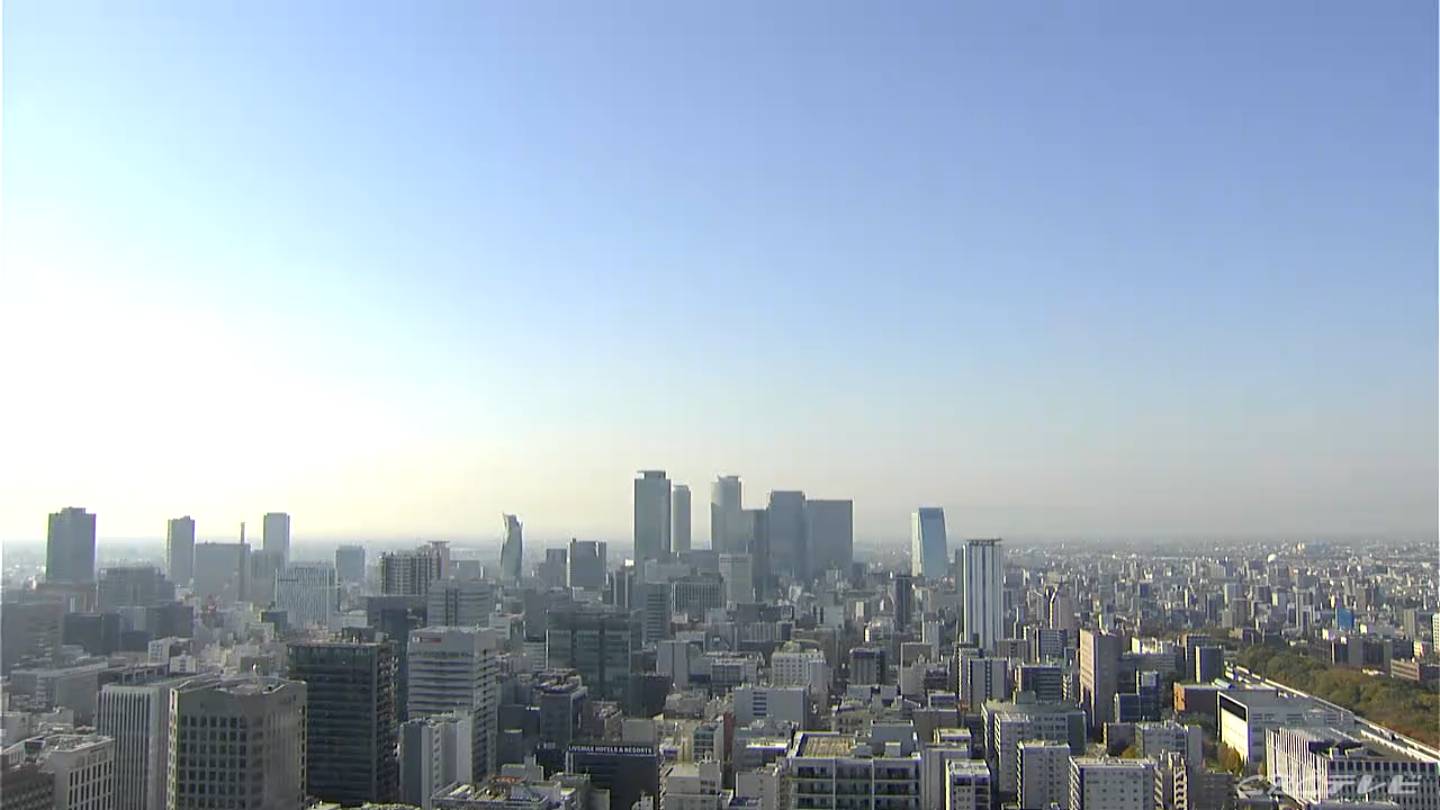 3日の東海地方は11月上旬から中旬並みの暖かさに 気温差大きく体調管理に注意を（12/3昼天気）