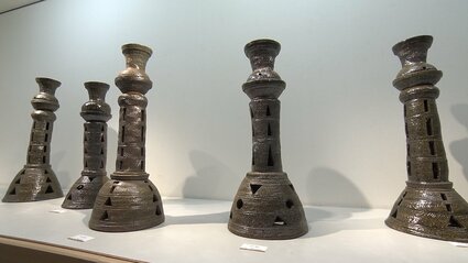 古墳時代の土器を備前焼で再現」森和彦さんの作陶展【岡山高島屋