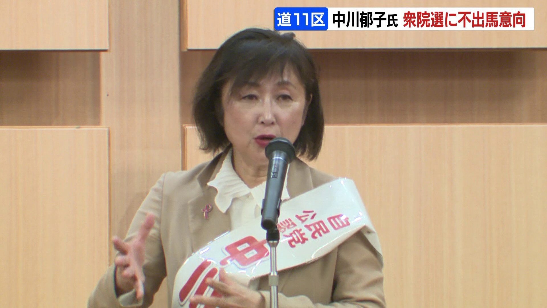 中川昭一元財務大臣から頂いたフランス土産　Baccarat　限定ノエル2002 中川郁子元衆議院議員が次の衆院選不出馬の意向を自民党本部に伝える