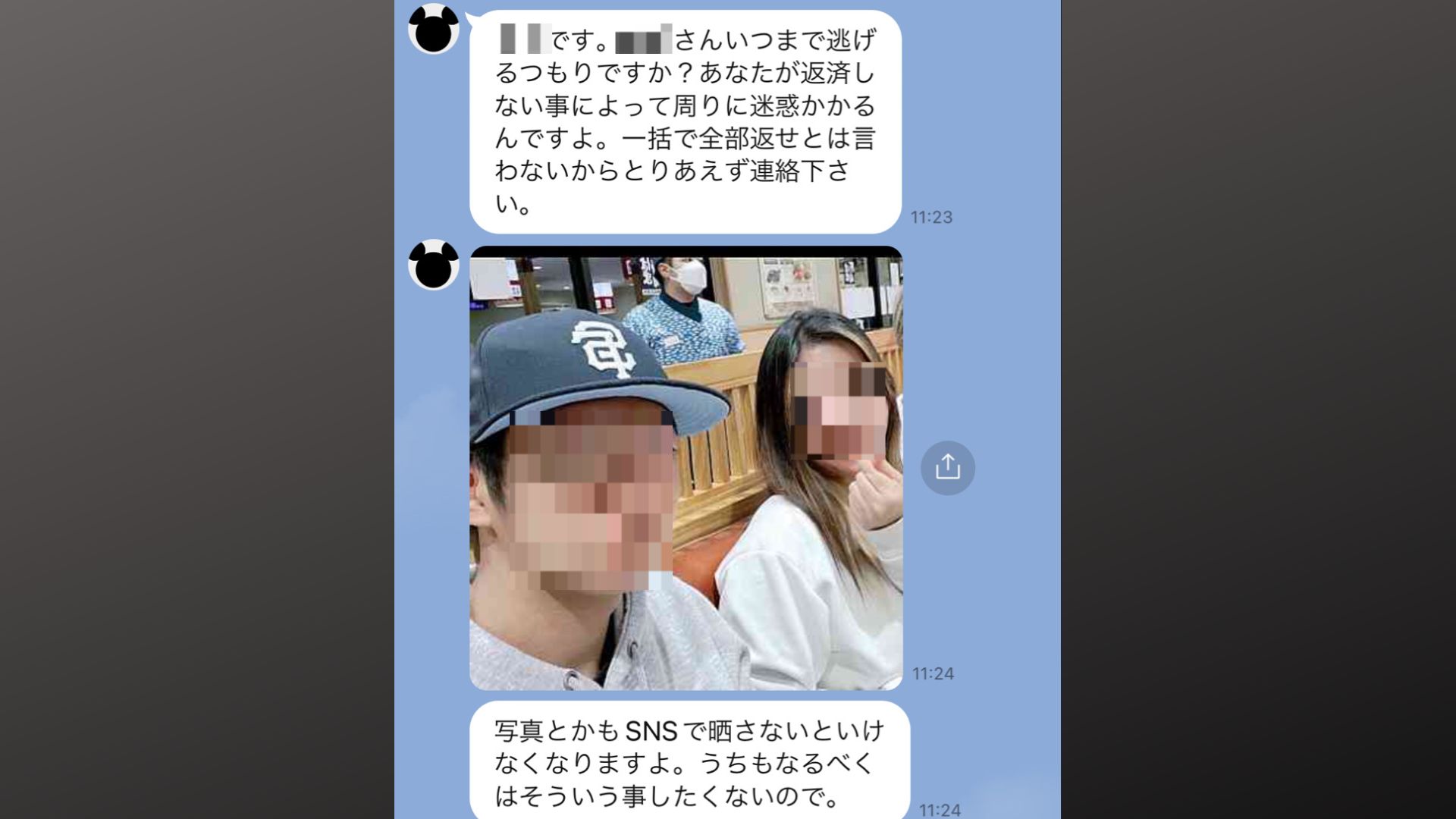 闇 金 晒し