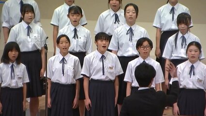 第57回IBCこども音楽コンクール 息の合ったハーモニーで7校が東北
