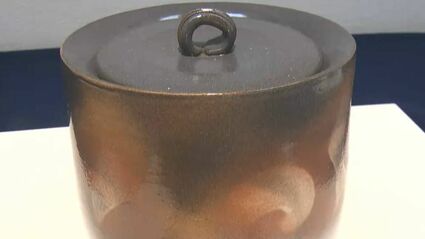 山口県の指定無形文化財保持者 萩焼作家・岡田裕さんの作陶展 土の色味