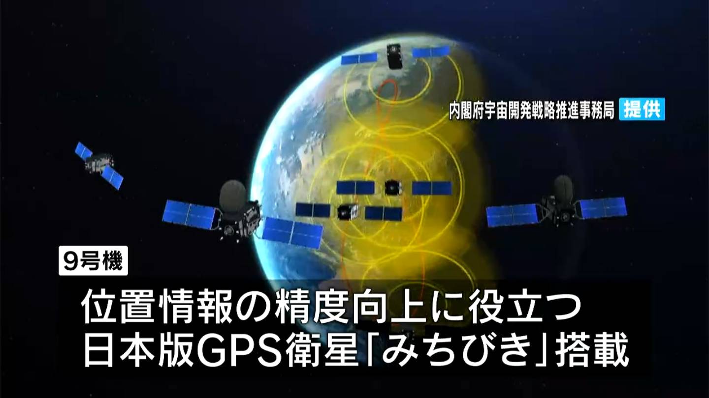 速報】H3ロケット9号機 8月7日午前に打ち上げ 日本版GPS衛星「みちびき