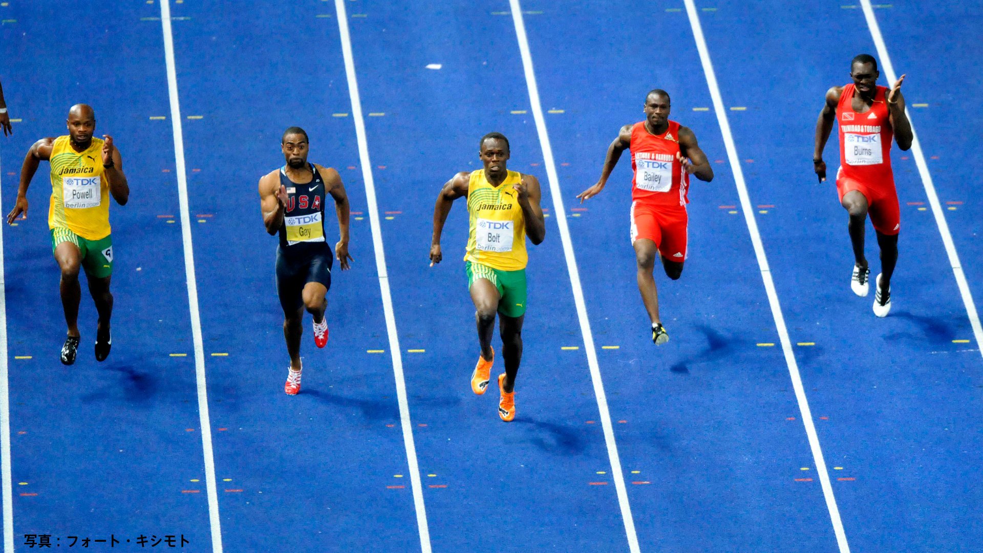 人類最速 陸上 ウサイン・ボルト 直筆サイン色紙 オリンピック