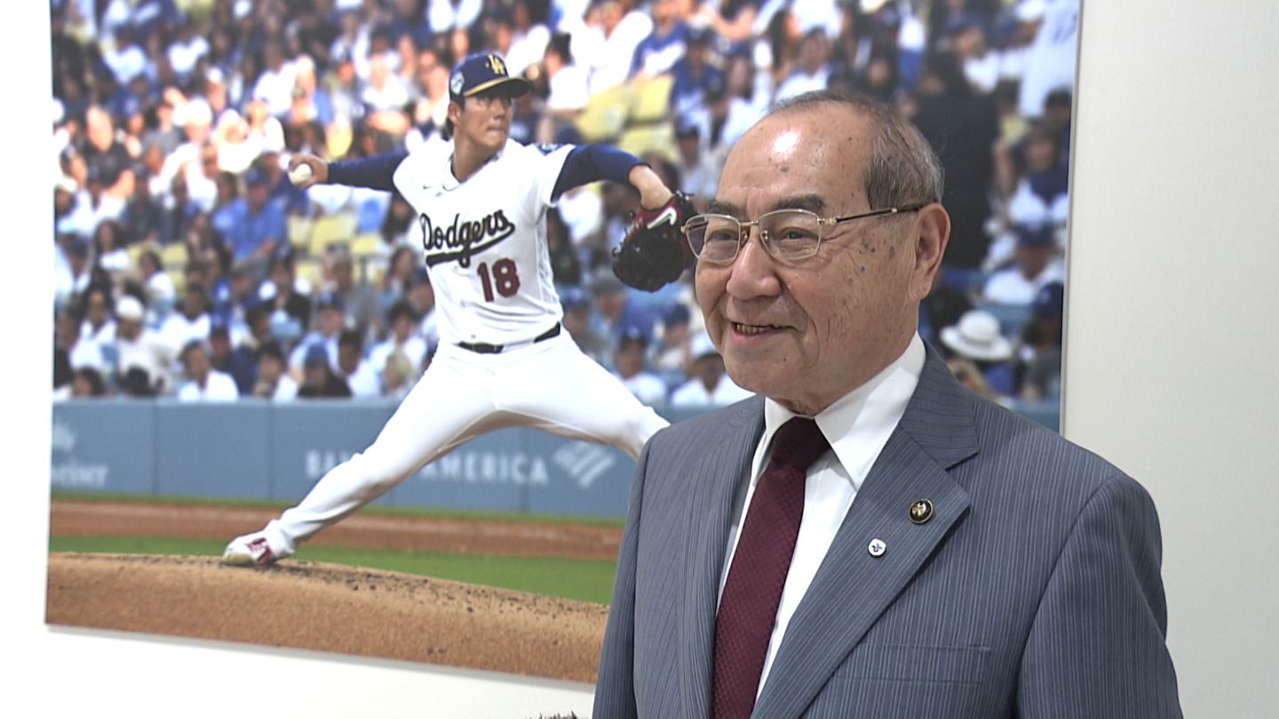 山本由伸選手の大型パネルや野茂英雄元選手の雄姿も チームの公式