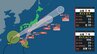 【台風情報】台風7号（メーカラー）＆台風8号（ヒーゴス）いまどこに？ ダブル台風が接近中　 九州を中心に西日本では大雨…関東のピークは土曜日の予想　線状降水帯発生の恐れも【台風進路図を見る】|TBS NEWS DIG