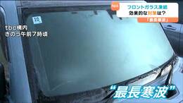 車の「フロントガラス」凍結に有効なアイテムとは？実験で分かった解決法|TBS NEWS DIG