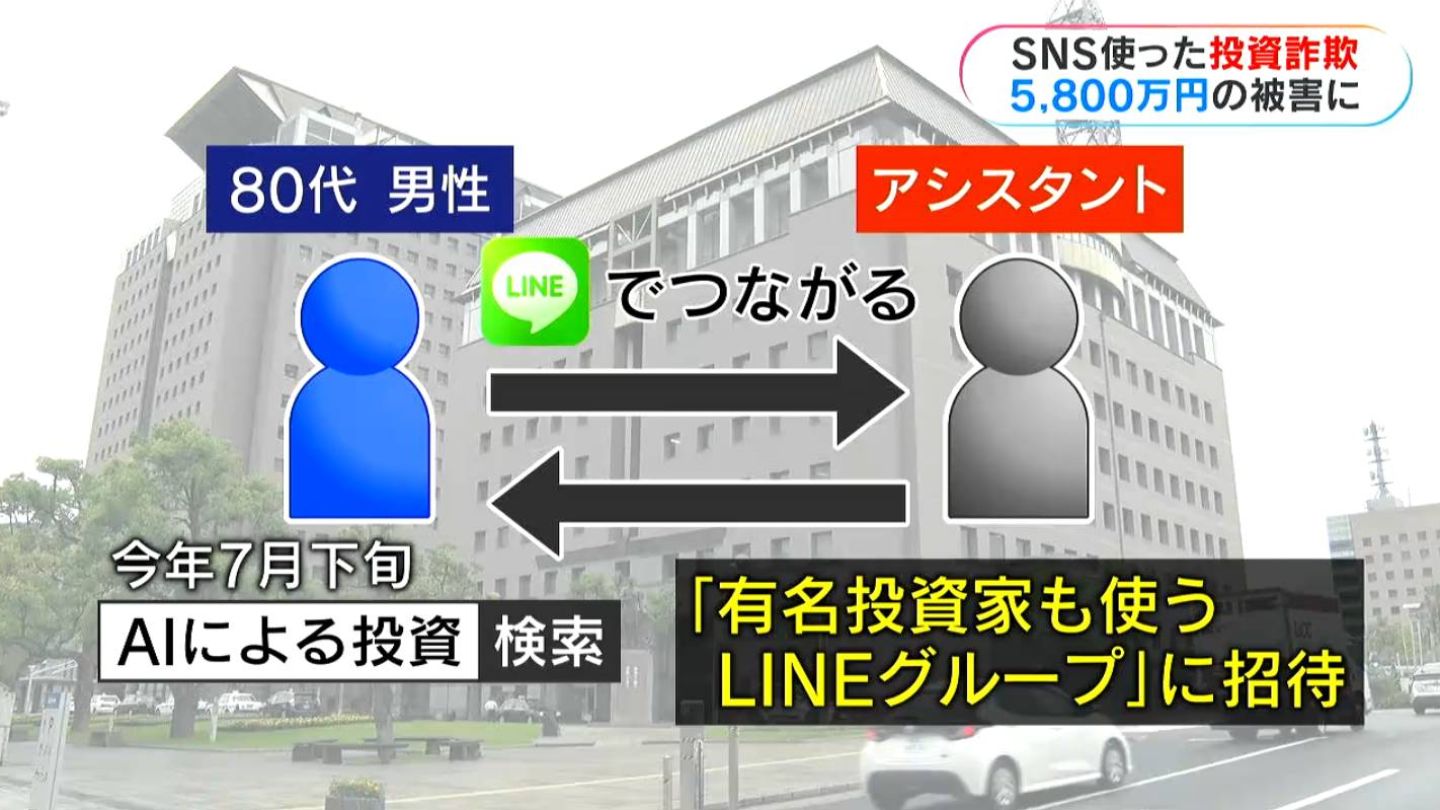 SNS投資詐欺で5810万円だましとられる 80代男性「有名投資家も使っているという名目のLINEグループに招待され…」 | TBS NEWS DIG  フォトギャラリー