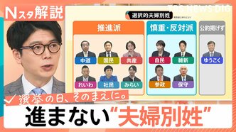 進まない選択的夫婦別姓　高市総理「旧姓の通称使用」に法的効力検討も…経済界からは不正リスクに懸念の声【Nスタ解説】|TBS NEWS DIG