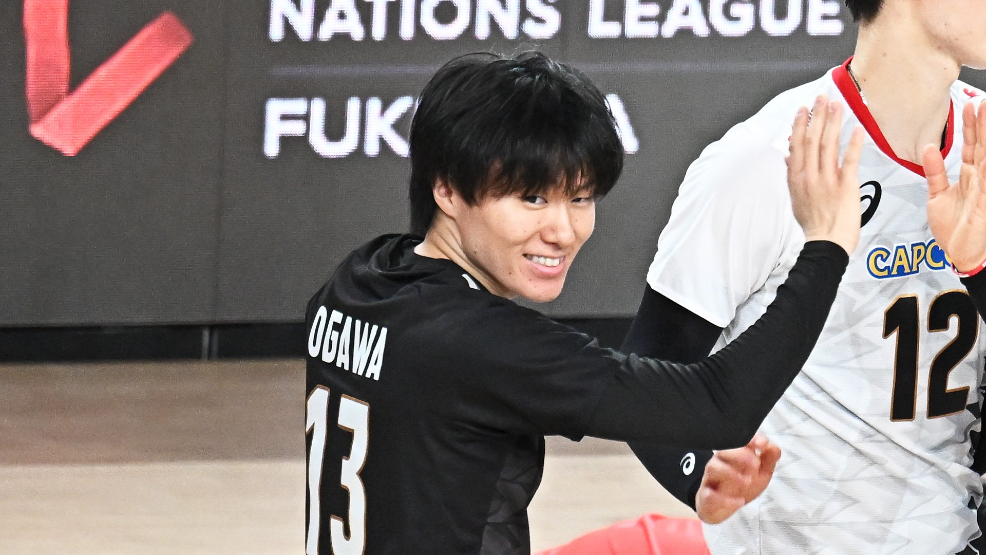 バレーボール男子日本代表 フェイスタオル 小川智大 選手 1点 バレーボール男子日本代表 フェイスタオル 小川智大 選手 1点