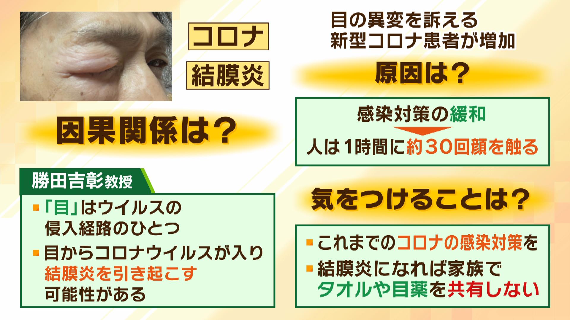 コロナ ウイルス 目 から 感染