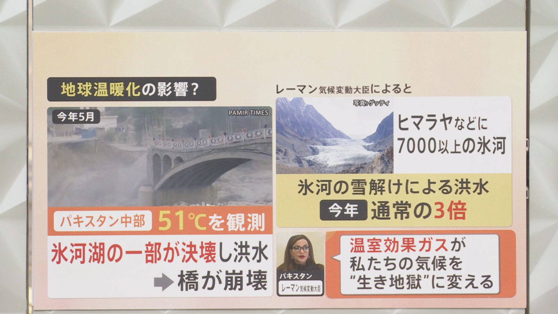 こんな怪物は見たことない」パキスタンで国土の3分の1が水没！？約3000