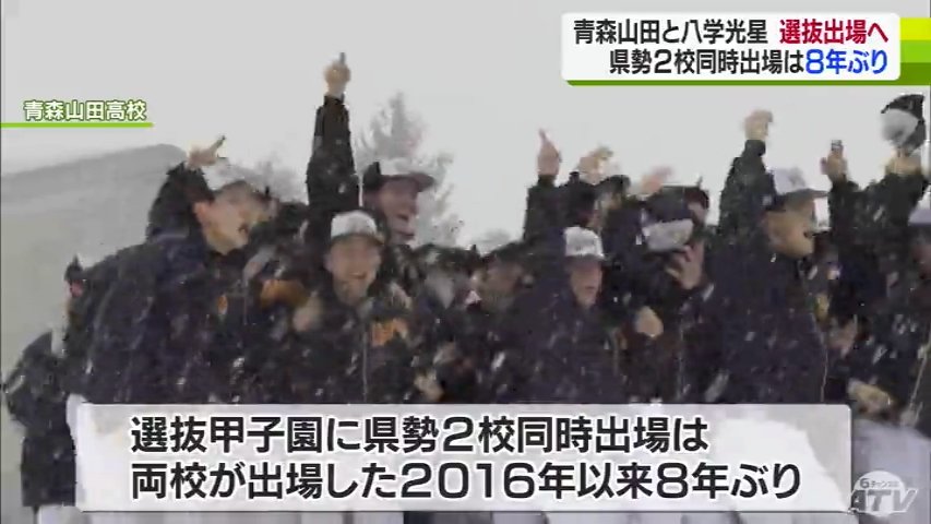 青森山田が8年ぶり3度目の選抜甲子園出場へ センバツ高校野球大会