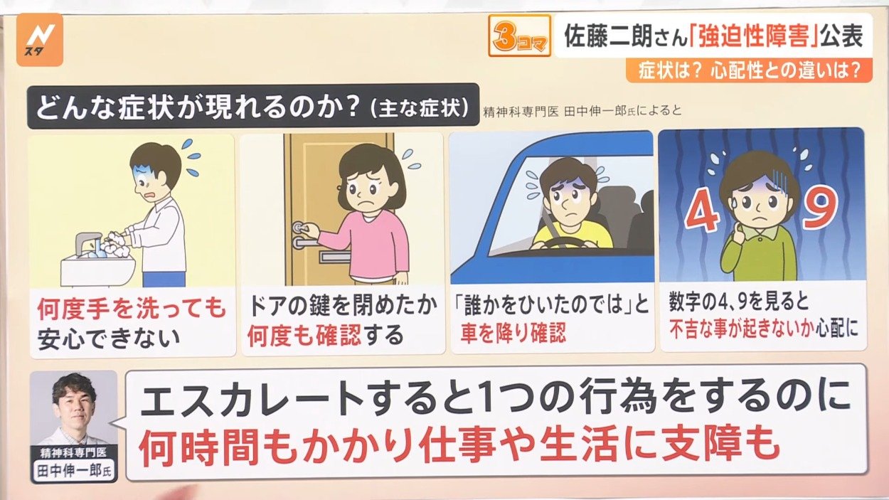 佐藤 二 朗 障害