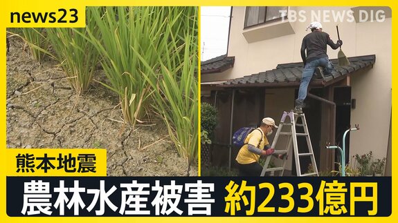 【熊本地震】八代市でボランティア受け入れ始まる 農業にも影響続く…農林水産業関連の被害額は現時点で約233億円 路線バスは復旧に遅れ【news23】|TBS NEWS DIG