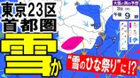 【東京・首都圏で雪？23区も？】“雪のひな祭り”に！？　気象庁が東京に「大雪と大雨に関する気象情報」発表　3～4日にかけて南岸低気圧接近で関東甲信で大雪予想の所が　大雪シミュレーションの最新予想あり|TBS NEWS DIG