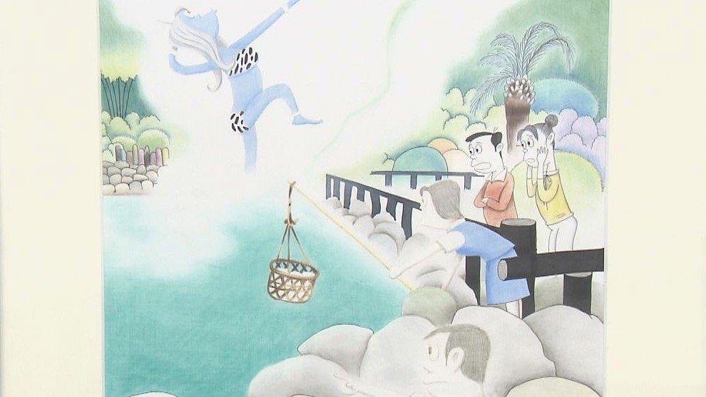 漫画家・富永一朗さん生誕100年記念した作品展 原画84点展示 別府市